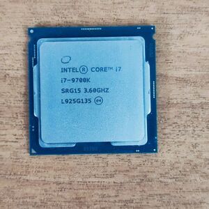 パソコンCPU Core i7-9700K 3.6GHz 動作確認済み8.