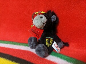 ★新品未使用!! フェラーリ NICI キーホルダー ぬいぐるみ キーリング ブラック Ferrari F355 360 F430 458 488 F8 F12 812 599 ★