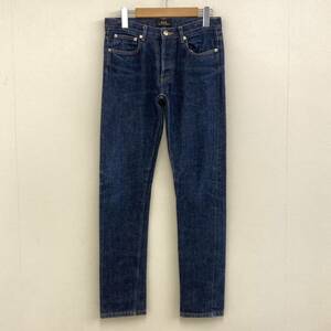 A.P.C. プチニュースタンダード セルビッチ スキニー デニムパンツ 濃紺 W28 赤耳 APC PETIT NEW STANDARD アーペーセー ジーンズ 3090017