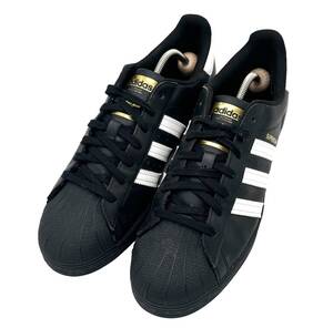 アディダス adidas スーパースター SUPERSTAR EG4959 27.5cm ブラック BLACK スニーカー ローカット USED品