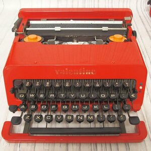 f002 KAI オリベッティ olivetti タイプライター Valentine バレンタイン 赤いバケツ スペイン製 昭和レトロ アンティーク ジャンク