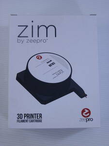 E【新品/未使用/未開封/WHITE・白】zim by zeepro 3Dプリンター フィラメント カートリッジ zp-pla white 001 PLA plastic Filament
