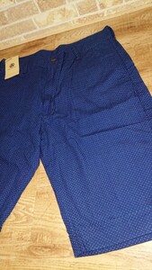 MOMOTARO JEANS 桃太郎ジーンズ インディゴ ポルカドット ウォバッシュ ショートパンツ【02-050】30インチ ハーフパンツ 水玉 岡山児島 