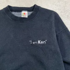 90年代 USA製 ”I am Ken” スウェットシャツ ジョーク刺繍 メンズL 