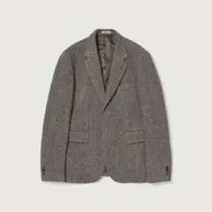 LAMA SHETLAND WOOL TWEED OVER JACKET