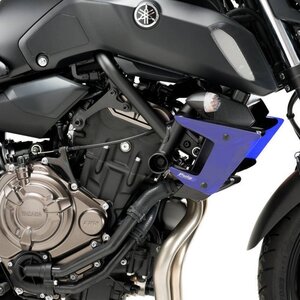 SALE Puig 20381A サイドスポイラー ウイングレット [ブルー] YAMAHA　MT-07 (18-20) プーチ