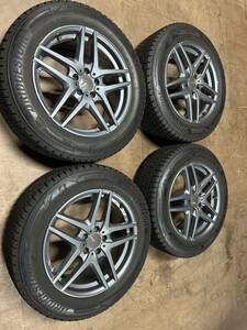 中古冬タイヤホイールセット　235/60R18　BRIDGESTONE DM-V3 　 MESTER　4本セット　送料安★☆