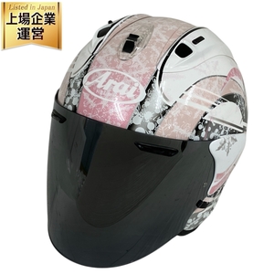 ARAI VZ RAM ヘルメット 59-60cm 2023年製 ピンク バイク アライ 中古 良好O9566548