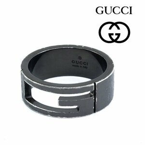 【1円】グッチ GUCCI Gリング ブランデッド Gリング 指輪 SV925 シルバー アクセサリー ロゴモチーフ サイズ18 メンズ レディース