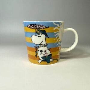 ムーミン アラビア マグカップ ARABIA フィンランド 廃盤 フローレン ノンノン 北欧 食器 マグ MOOMIN CHARACTERS FINLAND ストライプ