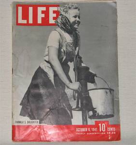 【希少】ＬＩＦＥ　アメリカ雑誌　１９４1　OCTOBER　６