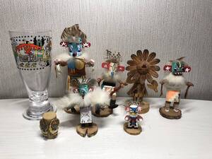 まとめ kachina doll カチナドール SUN FACE サンフェイス HOPI ホピ族 ネイティブアメリカン インディアン Morning C.T ピンバッジ グラス