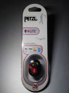 PETZL / ぺツル　e+LITE　巻き取りリール型 エマージェンシーヘッドランプ　E02P3　 