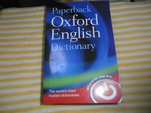 Paperback Oxford English Dictionary 7/E