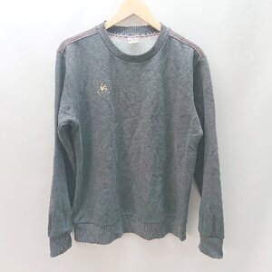 ◇ le coq sportif 裏起毛 日本スポーツ用品工業協会定規格サイズ 長袖 トレ－ナ－ サイズO グレ－ レディース E