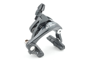 シマノ SHIMANO 105 BR-5800 リア用 デュアルピボットキャリパーブレーキ ブラック アルミ製 R55C4シュー付 日本製 美品 送料450円