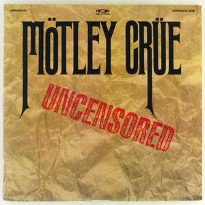 ●LD/レーザーディスク MOTLEY CRUE（モトリー・クルー）「UNCENSORED」1986年 US盤 Live Wire, Looks That Kill など