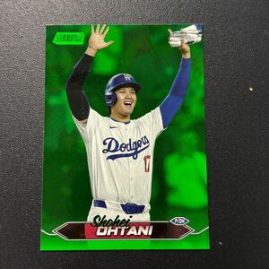 199枚限定 大谷翔平 2024 Topps Stadium Club GREEN パラレル Shohei Ohtani MVP MLBカード