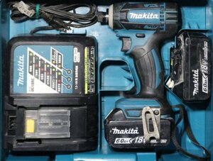 中古18V コードレスインパクトドライバ マキタTD149DRGXマキタ色(6.0Ah)