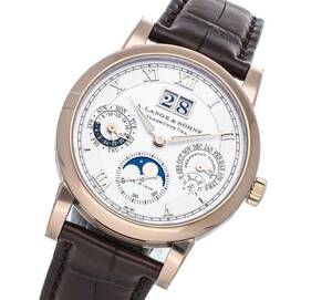 ★A.LANGE & SOHNE★A.ランゲ＆ゾーネ サクソニア ランゲマティック パーペチュアル K18ハニーゴールド 最高級腕時計 世界限定100本！！