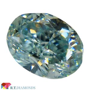 FANCY GREEN BLUE 0.550ct OV/RT0242/CGL