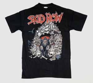 ★デッドストック 90s SKID ROW スキッドロウ SLAVE TO THE GRAIND バンド Tシャツ SizeL フランス製 ビンテージ LAメタル HR/HM★