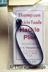 VINTAGE HACKLE PLIER THOMPSON USA 10336-317 #FLY #HACKLEPLIER #THOMPSON