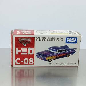 旧箱カーズトミカ ミニカー C-08 ラモーン スタンダードタイプ （C00216