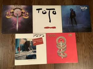 LP(日本盤)●TOTO トト／5枚まとめてセット●良好品！