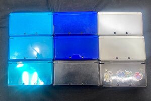 【8HNニュ12002D】★1円スタート★稼働品★9点まとめ★3DS★ブラック★ホワイト★ブルー★本体★任天堂★Nintendo★本体★中古★現状品★