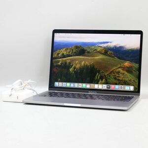 1円スタート Apple MacBook Pro 13インチ, 2020, Thunderbolt 3ポート x 4 (Core i7-1068NG7/メモリ16GB/SSD500GB/macOS 14)