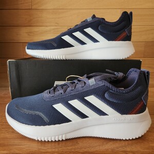 26.5cm 新品正規品 adidas アディダスLITE RACER REBOLD ランニング シューズ ウォーキング スニーカー 靴 ライトレーサー ネイビー