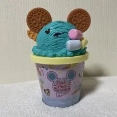 ディズニー　チョコミントアイス缶　 ピンクポップパラダイス　小物入れ