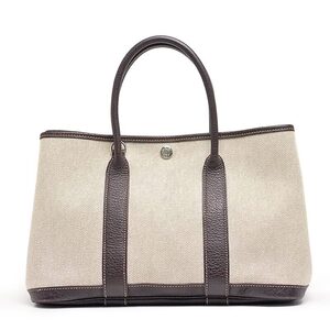 エルメス HERMES ガーデンパーティーTPM ベージュ×ブラウン系カラー □H刻印 2004年 保存袋付