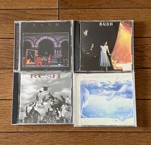 RUSH『CD4枚セット』中期ラッシュ ハードロック/プログレ期の名盤お買い得セット　LED ZEPPELIN、PINK FLOYD、KING CRIMSON、DREAM THEATER