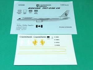 D AHSデカール 1/200 2021 カレドニアン航空 B757-236ER 