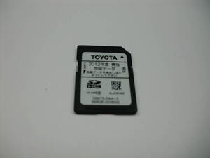  ジャンク扱い　TOYOTA　2012年度　春版　地図データ　16GB　SDHCカード　SDカード　ナビ