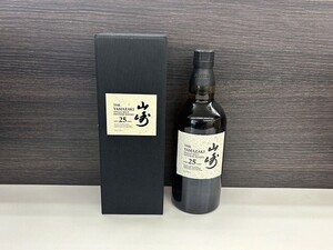 M275-X2-108 SUNTORY サントリー 山崎25年 シングルモルト ウイスキー 700ml 43% 箱付 現状品①