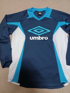 UMBRO アンブロ プラクティスシャツ Tシャツ サッカー 長袖Tシャツ S フットサル 部活 トレーニング 軽量 速乾 ガンバ大阪 遠藤 デサント