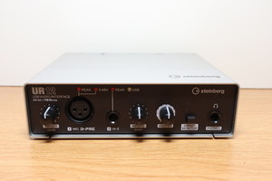 steinberg UR12 USBオーディオインターフェイス 通電確認済み スタインバーグ オーディオ機器 音響機器 DTM DAW マイク? 保管品