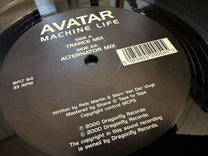 12”★Avatar / Machine Life / プログレッシブ・トランス！