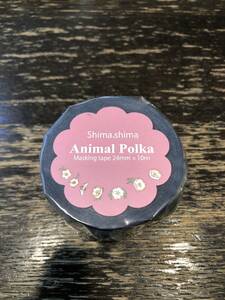 ☆新品☆Shima.shimaさんオリジナ　マスキングテープ Animal Polka