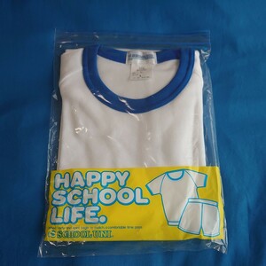 スクールユニ バレーシャツ L 体操服 体操着 半袖 ハーフパンツ 短パン 検索用 TOMBOW トンボ ブルマ 青 school UNI