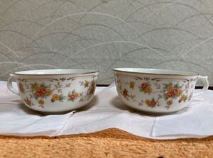 アンティーク？骨董品？Noritake ？コンテンポラリーコーヒーカップ？カップ ？コーヒーカップ？ティーカップ ？2点セット？汚れありです。