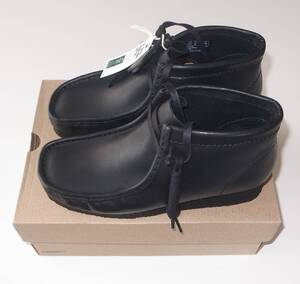 Clarks クラークス WALLABEE BOOT ワラビー ブーツ black UK6.5 24.5cm