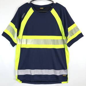 BLAKLADER 【ブラックラダー】 3337-1051 HIGH VIS T-SHIRT ビッグボーン 半袖 速乾Tシャツ リフレクター Mサイズ