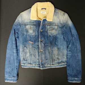 DIESEL ディーゼル 内ボア デニムJKT size M mod: FULIC-FUR