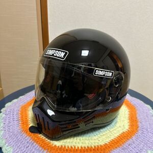 SIMPSON シンプソン M30 フルフェイス ヘルメット　59cm M〜Lサイズ 2019年製造　スモールシェル　②