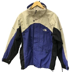 THE NORTH FACE ザノースフェイス マウンテンパーカー メンズ GORE-TEX ゴアテックス ブルー/ベージュ Mサイズ NS-0951 中古 TK1