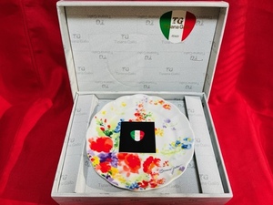 ティツィアナ ガロ ケーキ皿 セット パーティーセット ケーキサーバー付 Tiziana Gallo ITALY 新品未使用